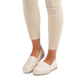 Nio Nio Espadrilles en daim beiges 6