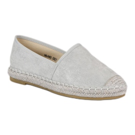 Nio Nio Espadrilles en daim gris 3