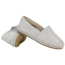 Nio Nio Espadrilles en daim gris 5