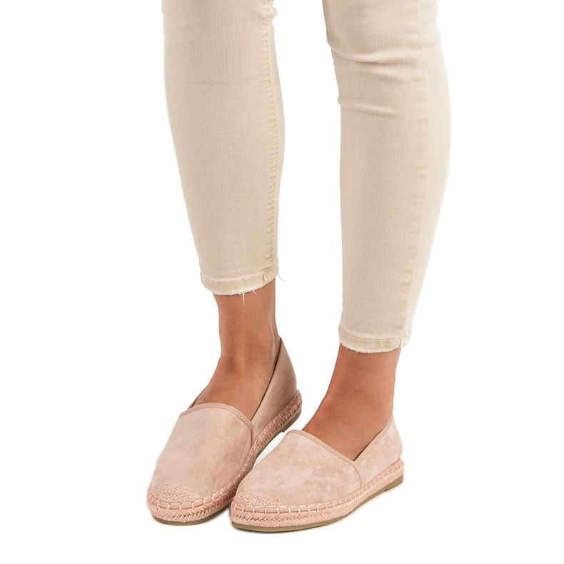 Nio Nio Espadrilles en daim rose 1