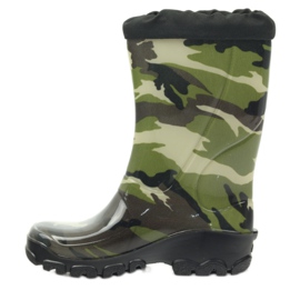 Camo galoches avec des ions d'argent Ren But le noir brun vert 2