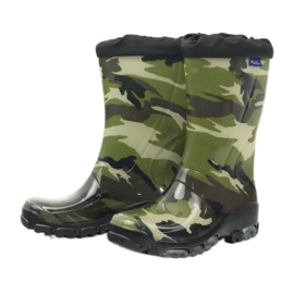 Camo galoches avec des ions d'argent Ren But le noir brun vert 3