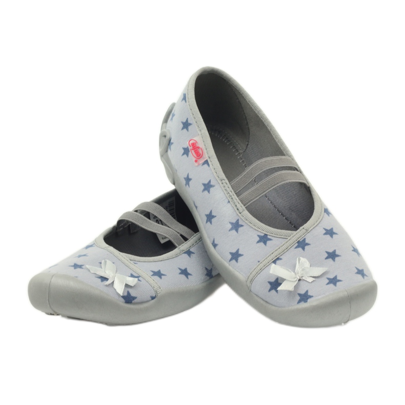 Chaussons Befado 116y230 gris multicolore 4 Chaussons Befado 116y230 gris multicolore 4