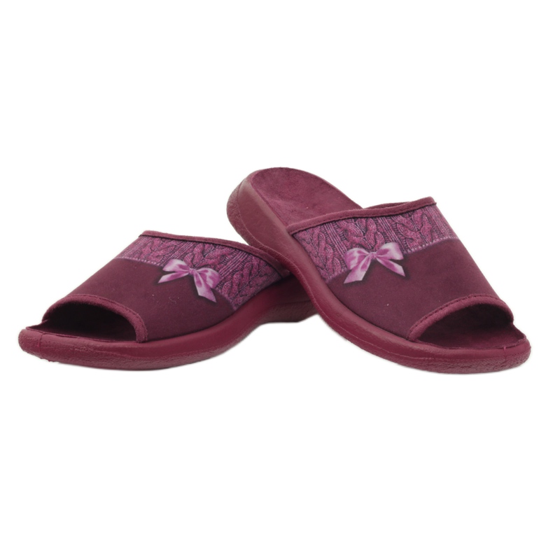 Chaussons Befado bordeaux avec nœud 442D192 multicolore 4