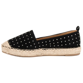 Marquiz Espadrilles en daim noir le noir 4