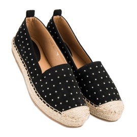 Marquiz Espadrilles en daim noir le noir 5
