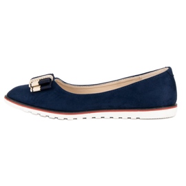 Ballerines à nœud VICES brun bleu marin 5