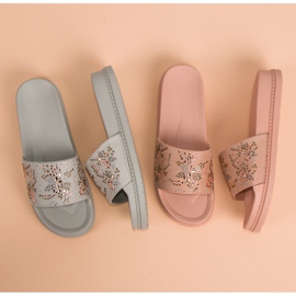 Tongs femme gris 2 Tongs femme gris 2