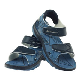 Sandales bleues Rider velcro chaussures pour enfants bleu marine 3