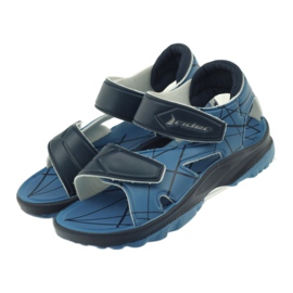 Sandales bleues Rider velcro chaussures pour enfants bleu marin 5