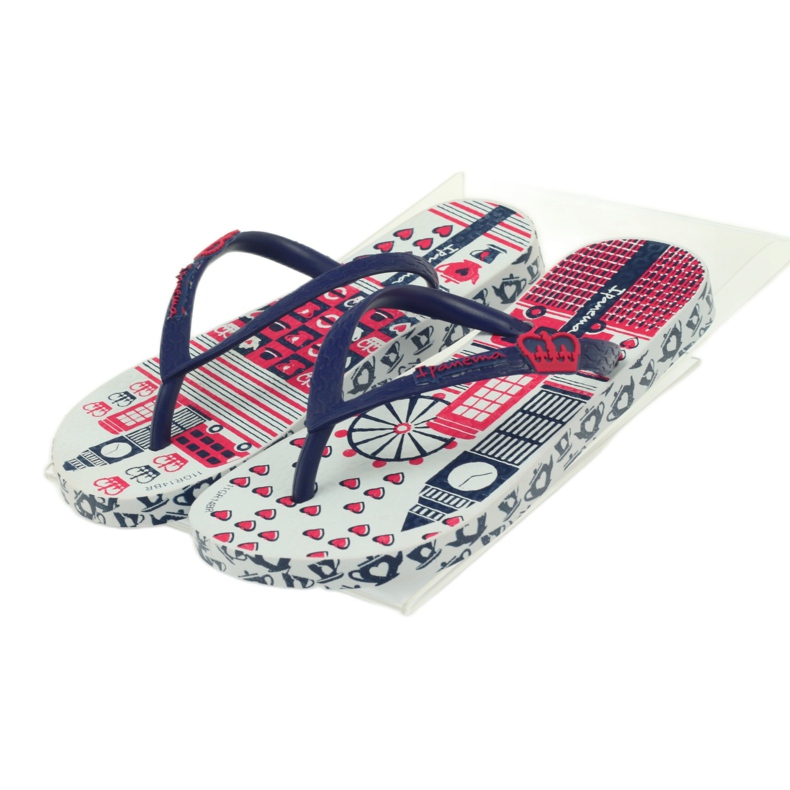 Flip bleu marine -flops avec motifs d'eau ipanema 81640 bleu marine 4