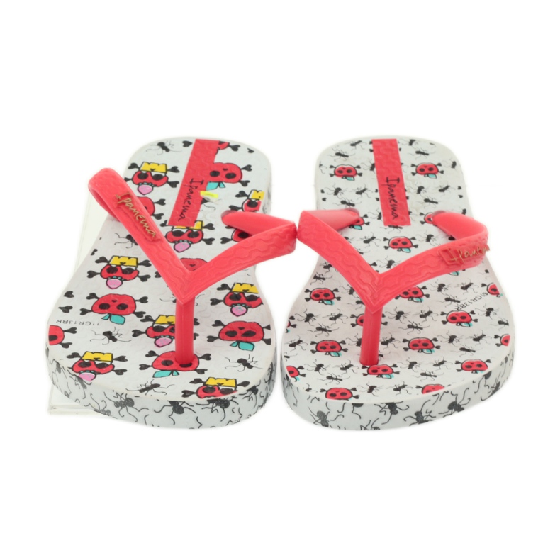 Chaussons chaussures pour enfants Ipanema 81264 tongs pour l'eau blanc rouge 5