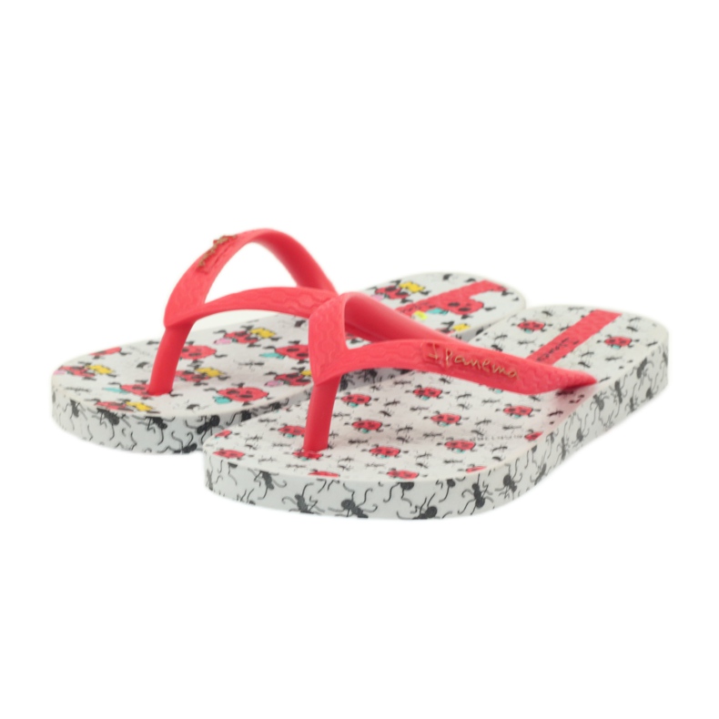 Chaussons chaussures pour enfants Ipanema 81264 tongs pour l'eau blanc rouge 4