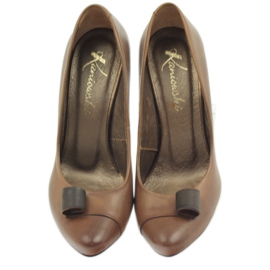 Escarpins en cuir marron Kaniowski 125 brun 5