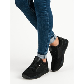 Mckeylor Chaussures de sport noires nouées le noir 2 Mckeylor Chaussures de sport noires nouées le noir 2