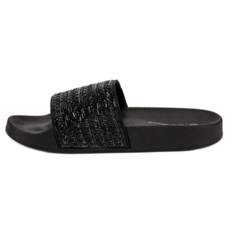 Élégantes pantoufles noires 1