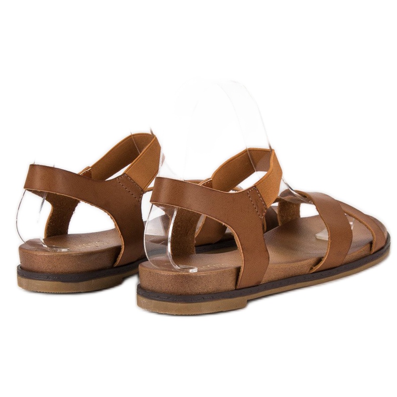 Sandales marron femme brun 1