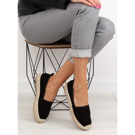 Espadrilles noires pour femmes BB10P noir 1