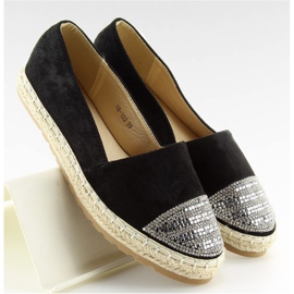 Espadrilles femme noires H8-102 Noir 2