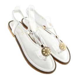 Sandales blanches pour femme 7537 blanc 2 Sandales blanches pour femme 7537 blanc 2