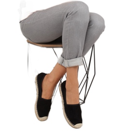 Espadrilles noires classiques BB05P 1