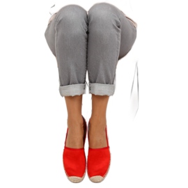 Espadrilles rouges classiques BB05P Rouge 4