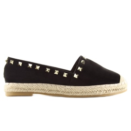 Espadrilles à clous noirs BB12P le noir 6