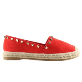 Espadrilles à clous rouge BB12P rouge 6