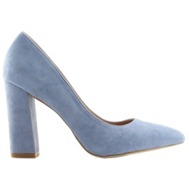Escarpins sur le poteau bleu R123P Bleu 2