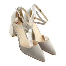 Escarpins sur le poteau gris SY40 gris 2 Escarpins sur le poteau gris SY40 gris 2