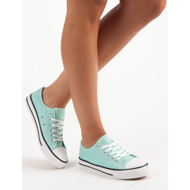 Baskets menthe vert 5