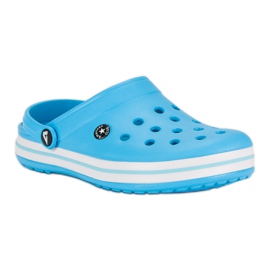 American Club Chaussons de jardin bleus 1