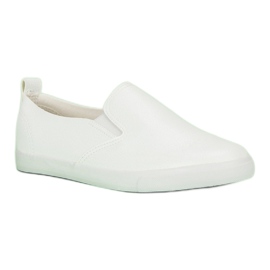 Slipons blancs femme blanche 2 Slipons blancs femme blanche 2
