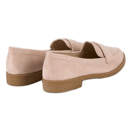 Small Swan Mocassins en daim brun 6
