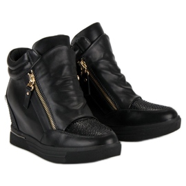 Baskets élégantes, baskets le noir 1