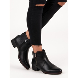 Sea Elves Bottes noires pour femmes 1