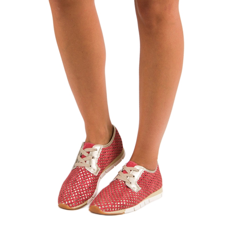 Kylie Baskets nouées à la mode rouge 1