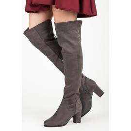 Seastar Bottes en daim sur le poteau gris 6