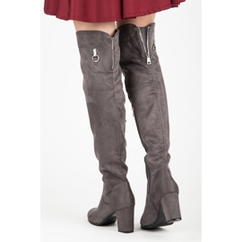 Seastar Bottes en daim sur le poteau gris 5