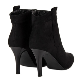 Bottes à talons hauts classiques le noir 1