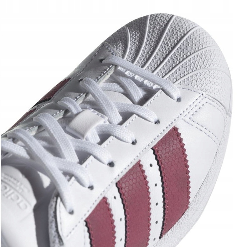 Chaussures Adidas Originals Superstar Jr CQ2690 blanche 1