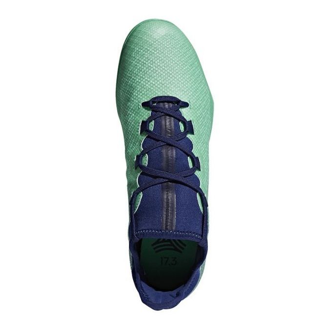 Chaussures d'intérieur adidas X Tango 17.3 En M CP9142 turquoise, bleu vert 1