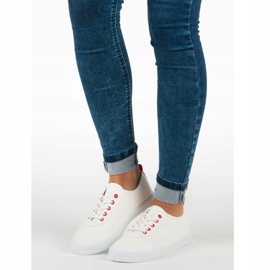 Kylie Baskets ajourées nouées blanc 1