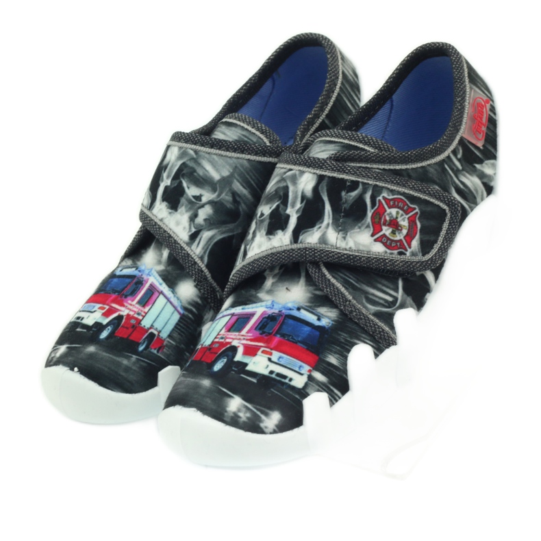Befado chaussures pour enfants pantoufles baskets 273x240 blanc noir bleu rouge 4