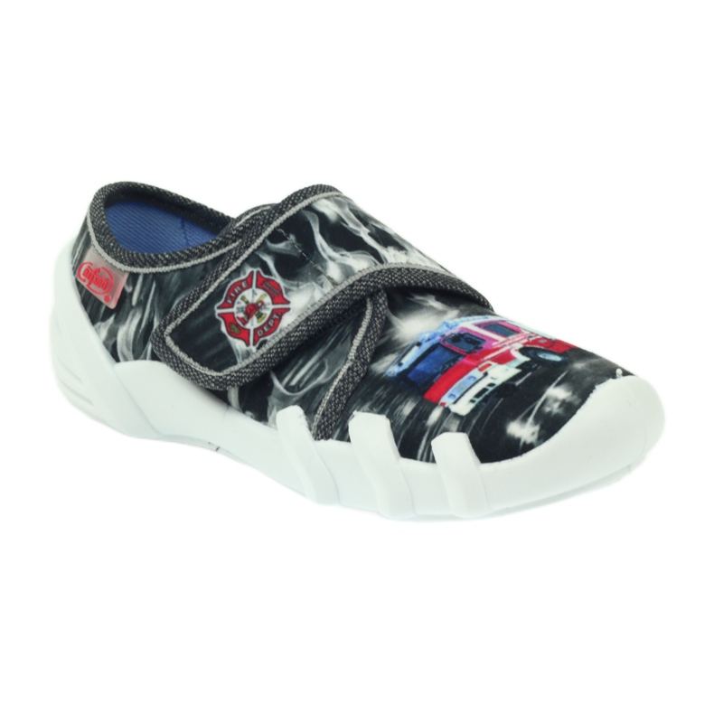 Befado chaussures pour enfants pantoufles baskets 273x240 blanc noir bleu rouge 1