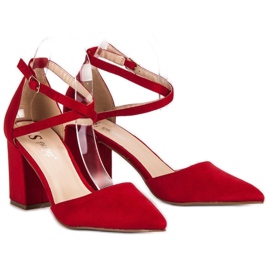 Seastar Escarpins avec une ceinture rouge 3