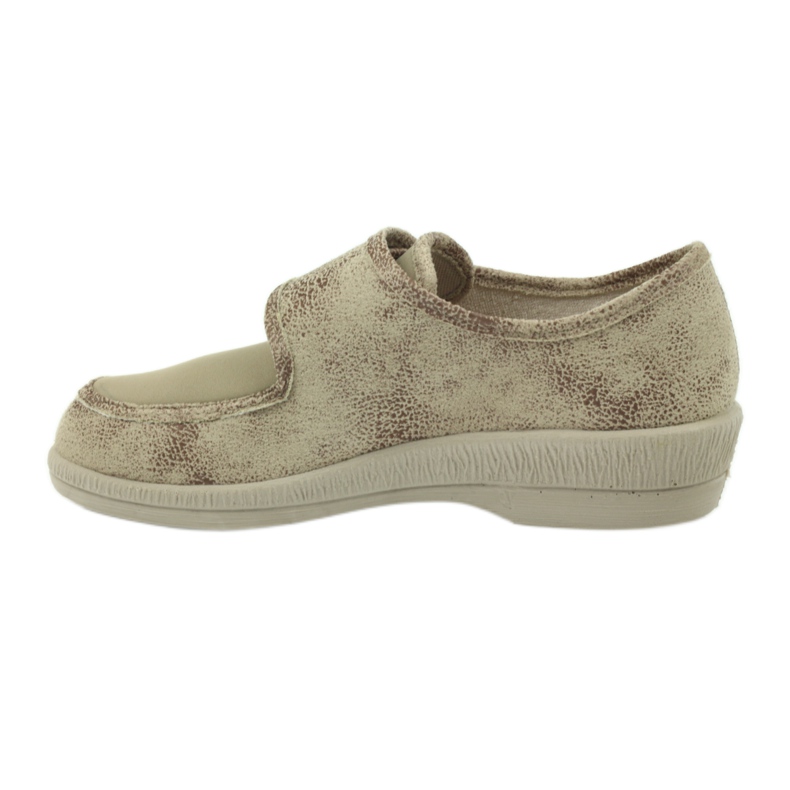 Chaussures basses de santé pour femmes Befado 984D013 beige 2