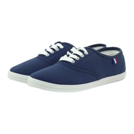 Baskets bleu marine American Club, baskets femme 3