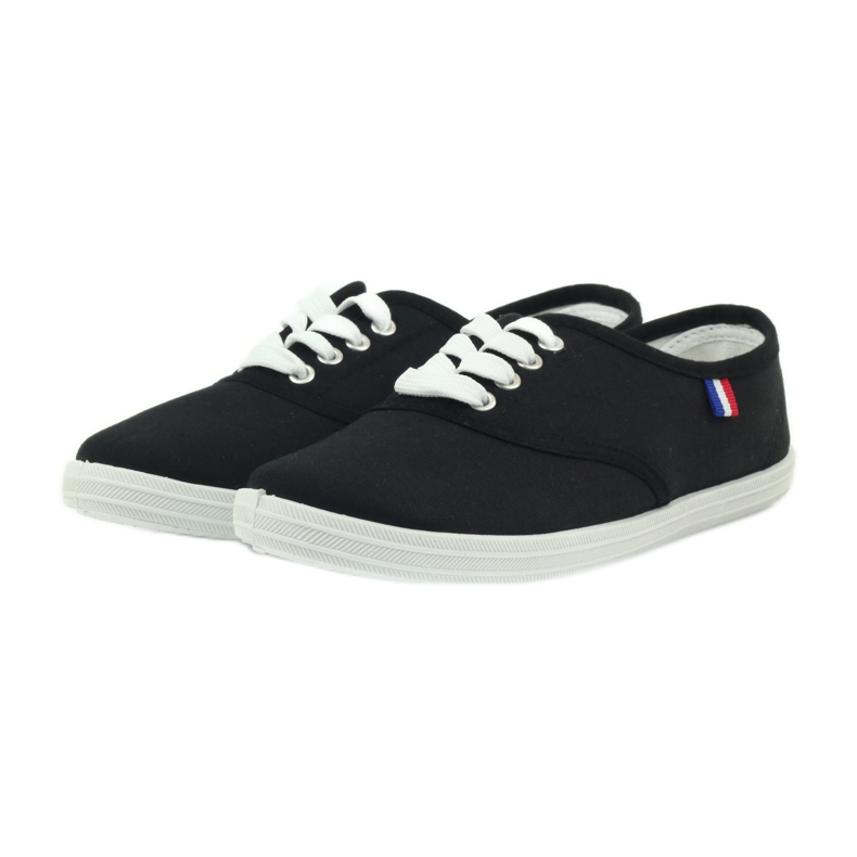 American Club baskets noires baskets pour femmes 3