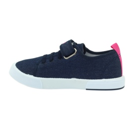 American Club Baskets américaines à lèvres roses bleu marin 2